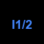 I1/2 Blue