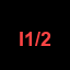 I1/2 Red