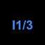 I1/3 Blue