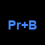 Pr+B Blue