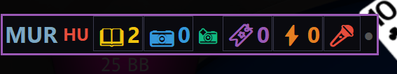 Mini HUD avec halo